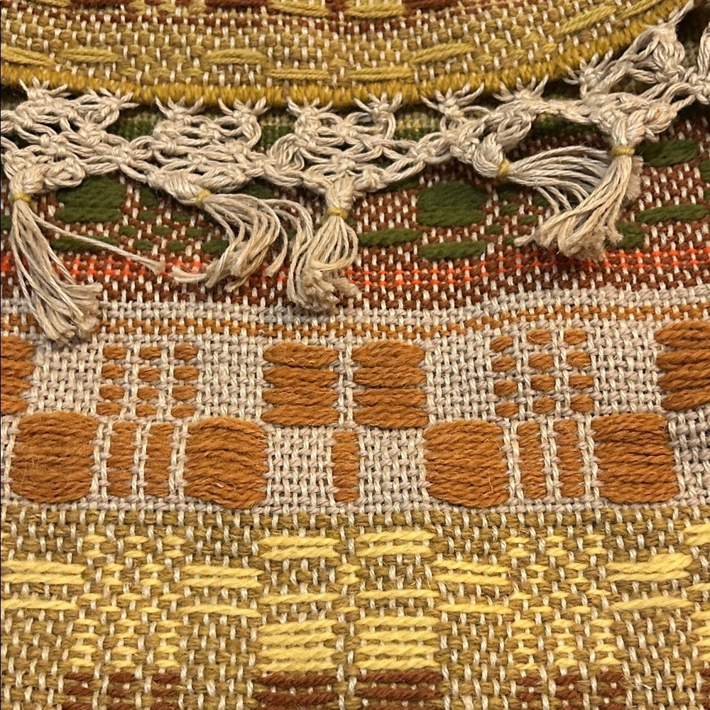 Vintage Handmade Boho Shoulder Bag Crocheted Knit Funky Festival Hippie - Picture 3 of 13